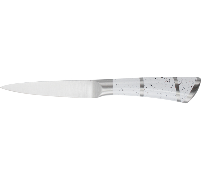 HS2074Ensemble de couteaux en acier inoxydable avec support en acrylique, ensemble de 8 couteaux