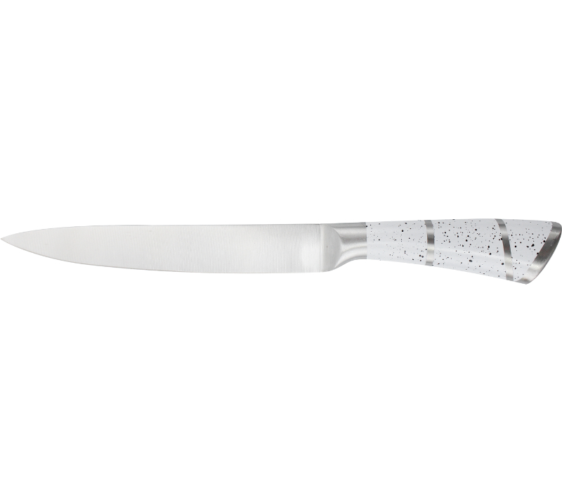 HS2074Ensemble de couteaux en acier inoxydable avec support en acrylique, ensemble de 8 couteaux