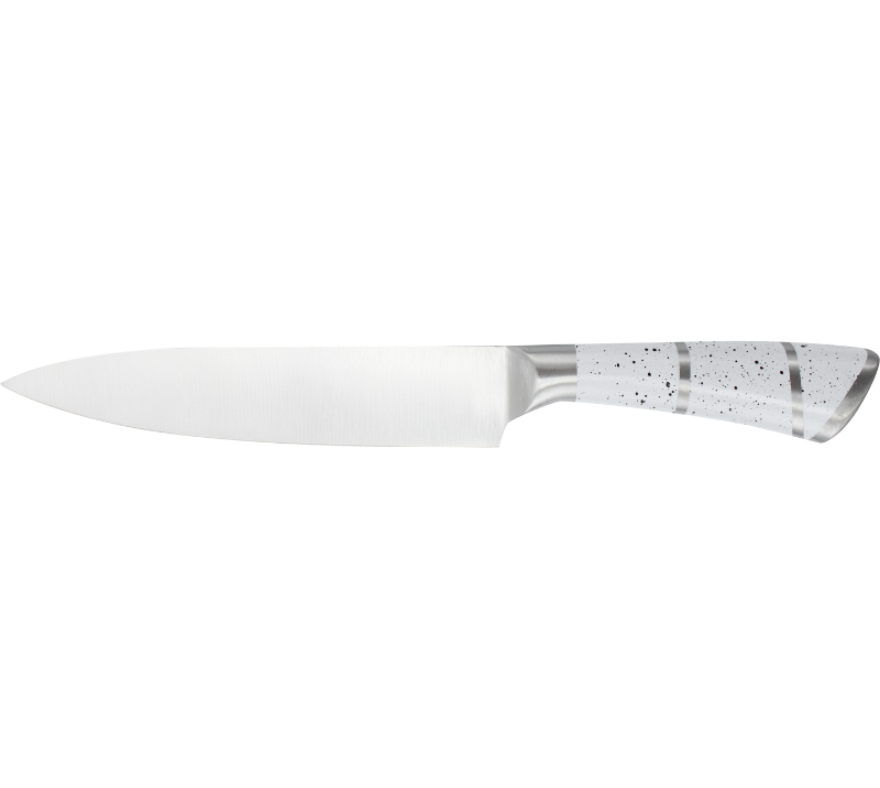HS2074Ensemble de couteaux en acier inoxydable avec support en acrylique, ensemble de 8 couteaux