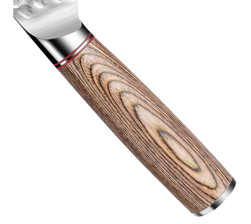 HS4030 Ensemble de 11&nbsp;lames en acier damas et manche en bois