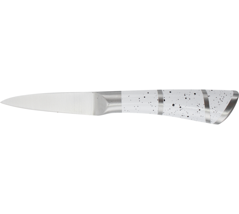 HS2074Ensemble de couteaux en acier inoxydable avec support en acrylique, ensemble de 8 couteaux