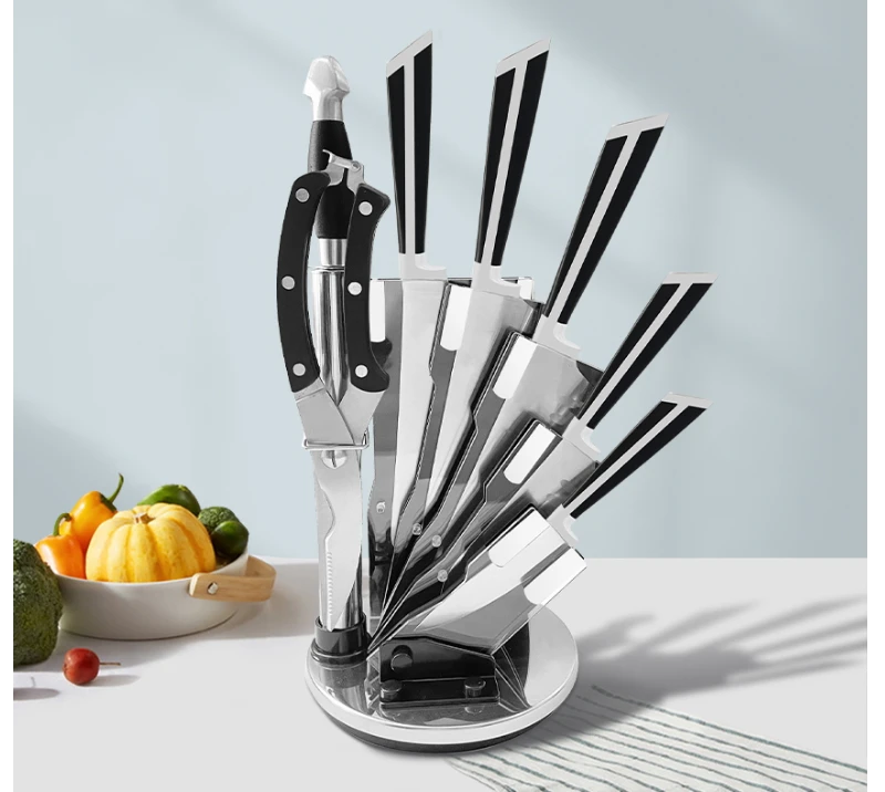 HS1012, ensemble de 8&nbsp;couteaux de cuisine