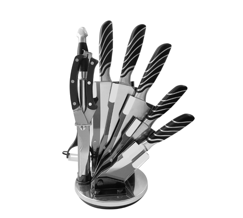 HS1007&nbsp;ensemble de 9&nbsp;couteaux de cuisine