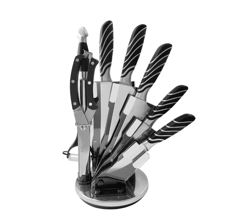 HS1007&nbsp;ensemble de 9&nbsp;couteaux de cuisine