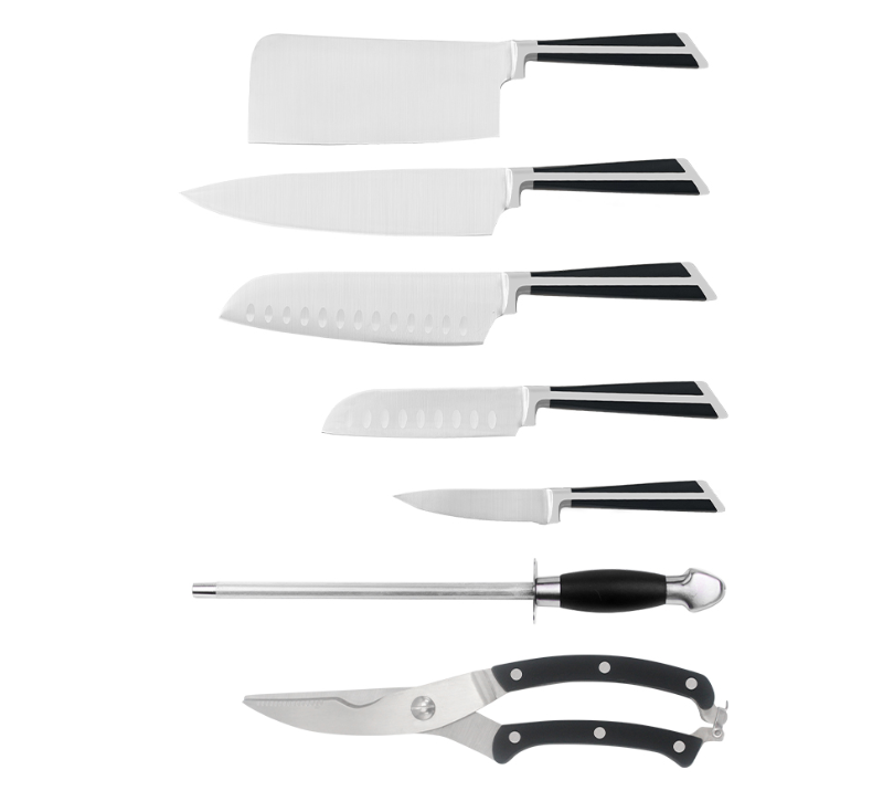 HS1012, ensemble de 8&nbsp;couteaux de cuisine