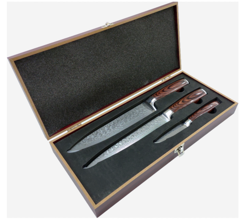 Ensemble de 3 couteaux de cuisine HS2001