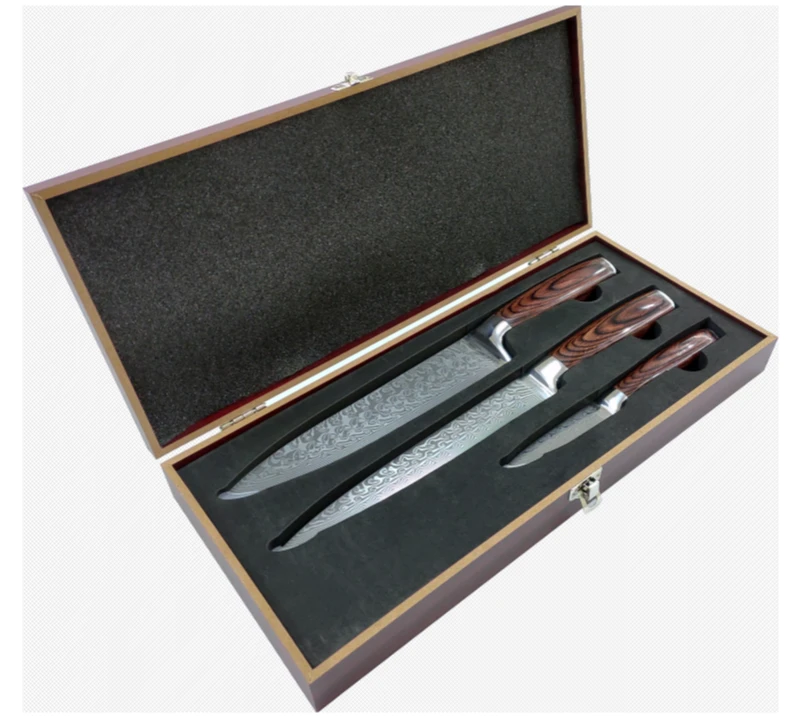 Ensemble de 3 couteaux de cuisine HS2001