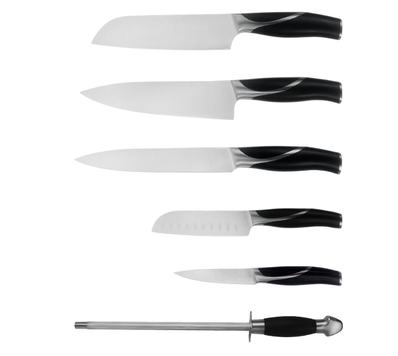 HS2044&nbsp;ensemble de 7&nbsp;couteaux de cuisine