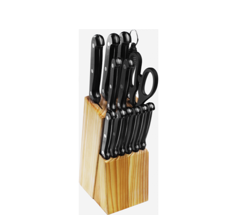 HS3008, ensemble de 15&nbsp;couteaux de cuisine