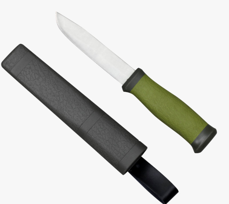 Couteau &agrave; lame fixe FK184&nbsp;3CR13 en acier inoxydable avec manche en TPR+PP et gaine en PP