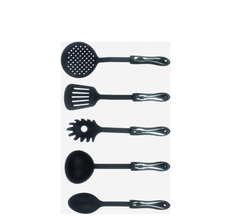 HS4009&nbsp;ensemble d'ustensiles de cuisine&nbsp;5&nbsp;pi&egrave;ces
