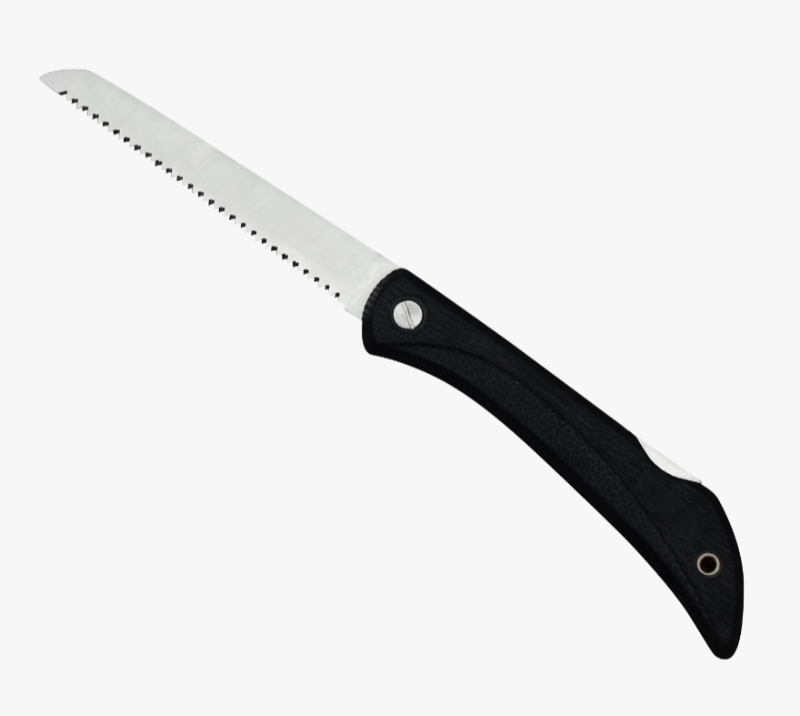 Couteau de scie d'ext&eacute;rieur &agrave; lame fixe en acier inoxydable FK121A&nbsp;3CR13 avec manche en TPR