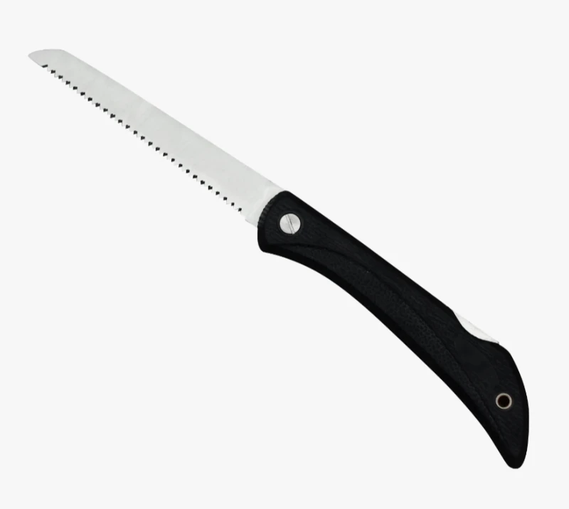 Couteau de scie d'ext&eacute;rieur &agrave; lame fixe en acier inoxydable FK121A&nbsp;3CR13 avec manche en TPR