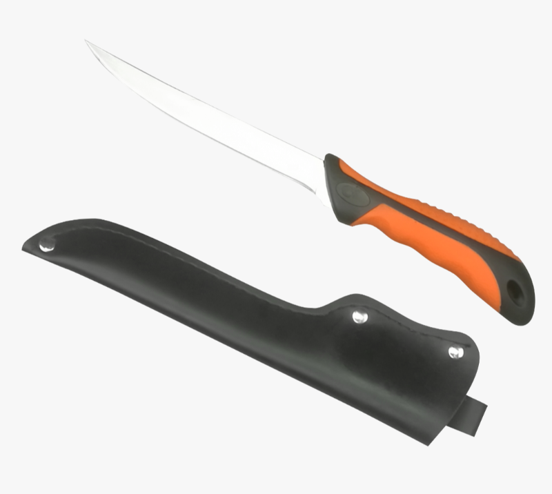 Couteau &agrave; filet flexible FK209&nbsp;3CR13 en acier inoxydable avec manche en TPR+PP et gaine en PU