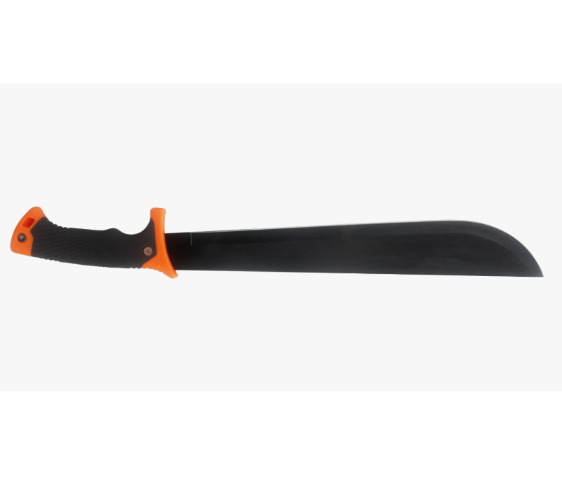 S1002&nbsp;Couteau &agrave; filet incurv&eacute; &agrave; lame noire, couteau &agrave; d&eacute;sosser de chasse en plein air avec manche en