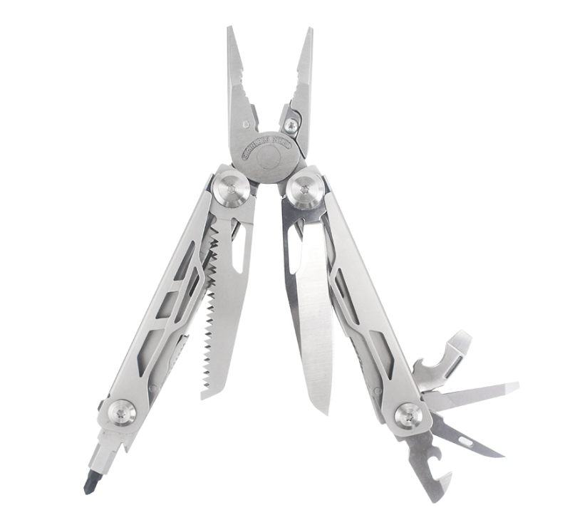 Pince multi-outils 8-en-1 PA-90B en acier inoxydable, outil de survie EDC ultime pour les aventures