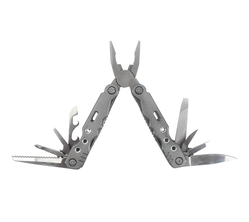 Pince multi-outils 14-en-1 PA-29S en acier inoxydable, outil de survie EDC ultime pour les aventures