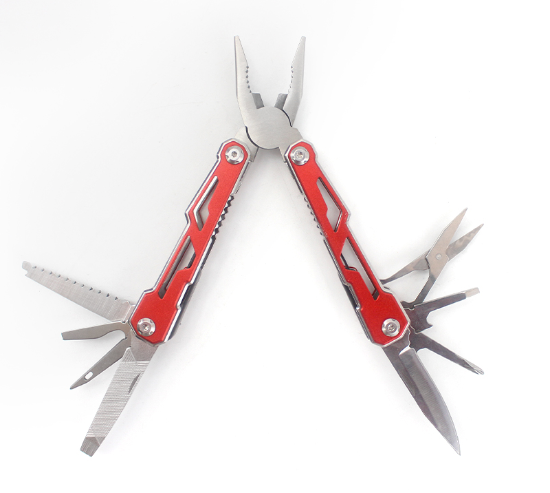 S02336 Pince multifonction robuste, outil de poche tout-en-un pour le camping, la randonn&eacute;e et les u