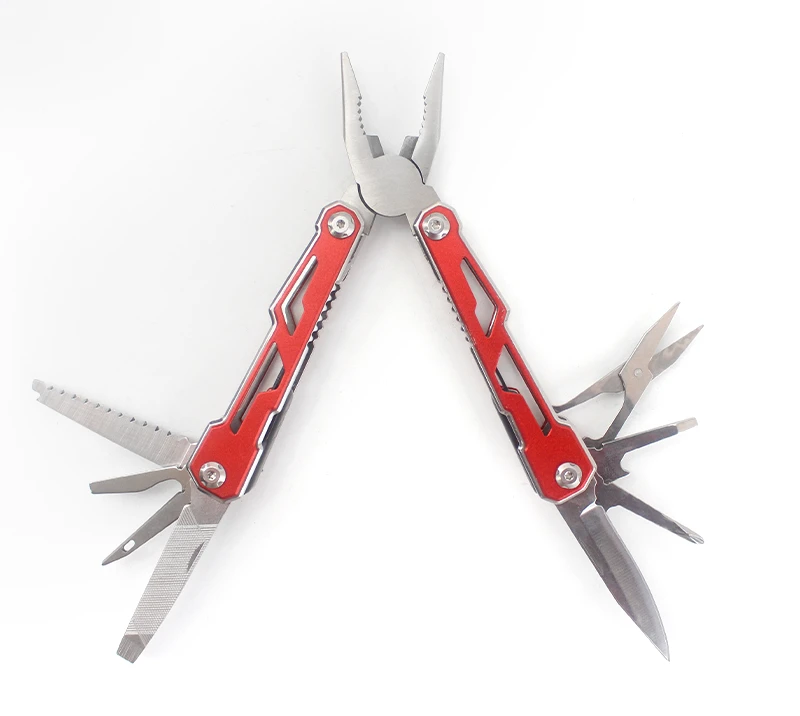 S02336 Pince multifonction robuste, outil de poche tout-en-un pour le camping, la randonn&eacute;e et les u