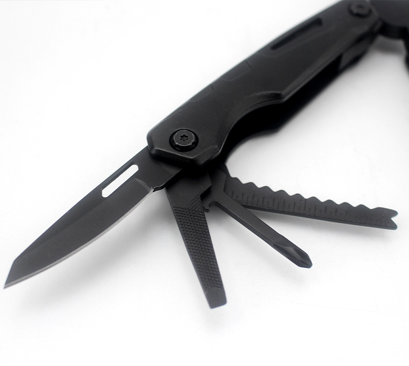 Pince multi-outils 9-en-1 PA-40B en acier inoxydable, outil de survie EDC ultime pour les aventures
