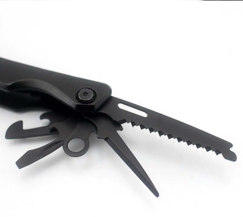 Pince multi-outils 9-en-1 PA-40B en acier inoxydable, outil de survie EDC ultime pour les aventures