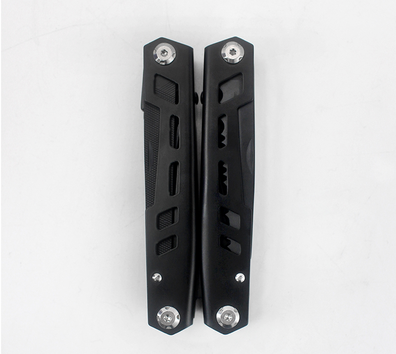 S02319&nbsp;Pince multi-outils 9&nbsp;en&nbsp;1 en acier inoxydable, outil de survie EDC ultime pour les aventures