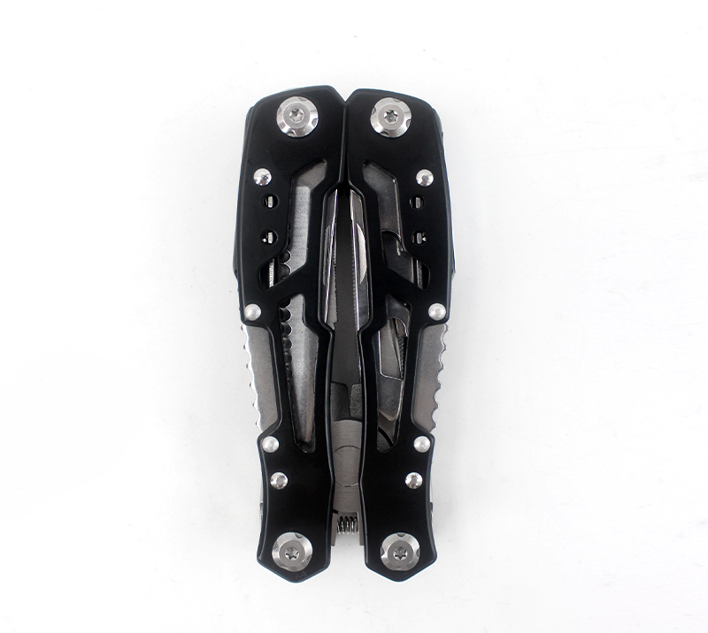 S02326&nbsp;Pince multi-outils 9&nbsp;en&nbsp;1 en acier inoxydable