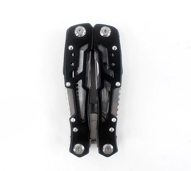 S02326&nbsp;Pince multi-outils 9&nbsp;en&nbsp;1 en acier inoxydable