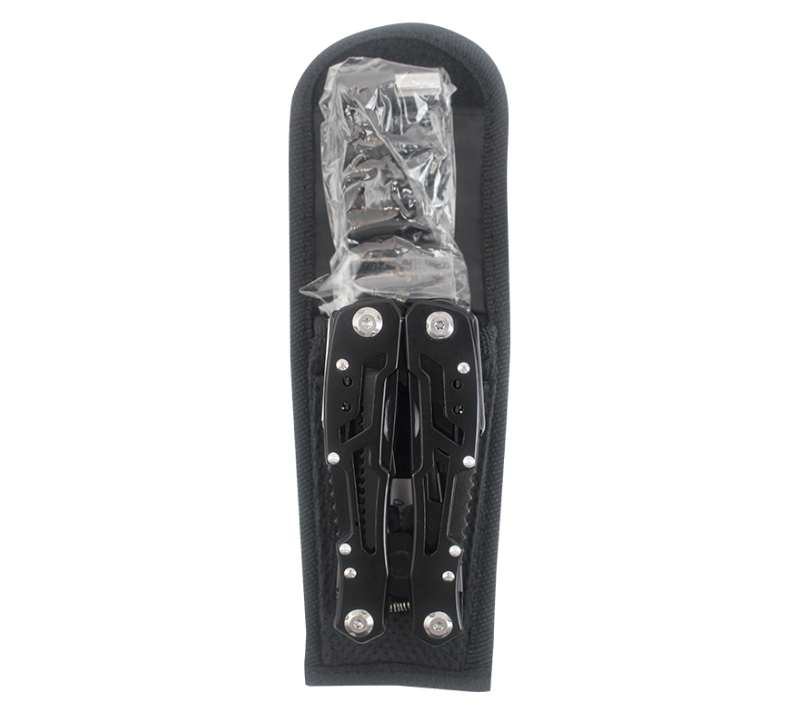 S02320&nbsp;Pince multi-outils 9&nbsp;en&nbsp;1 en acier inoxydable
