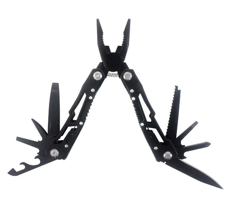 S02320&nbsp;Pince multi-outils 9&nbsp;en&nbsp;1 en acier inoxydable