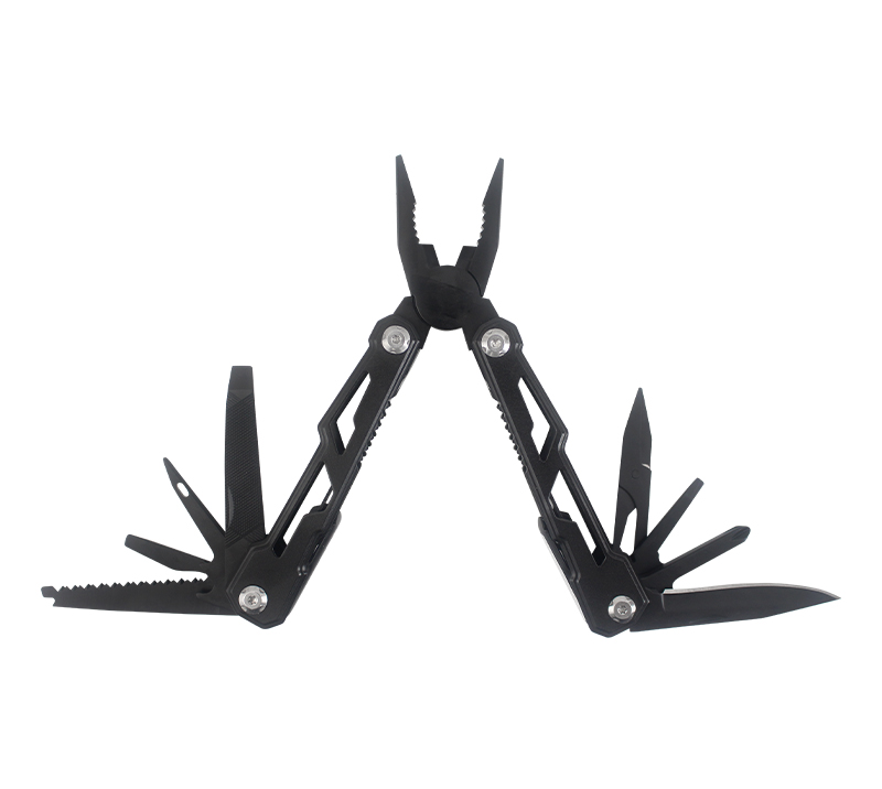S02337 Pince multi-outils robuste, &eacute;quipement EDC tout-en-un avec coupe-fil, lime et ouvre-bo&icirc;te