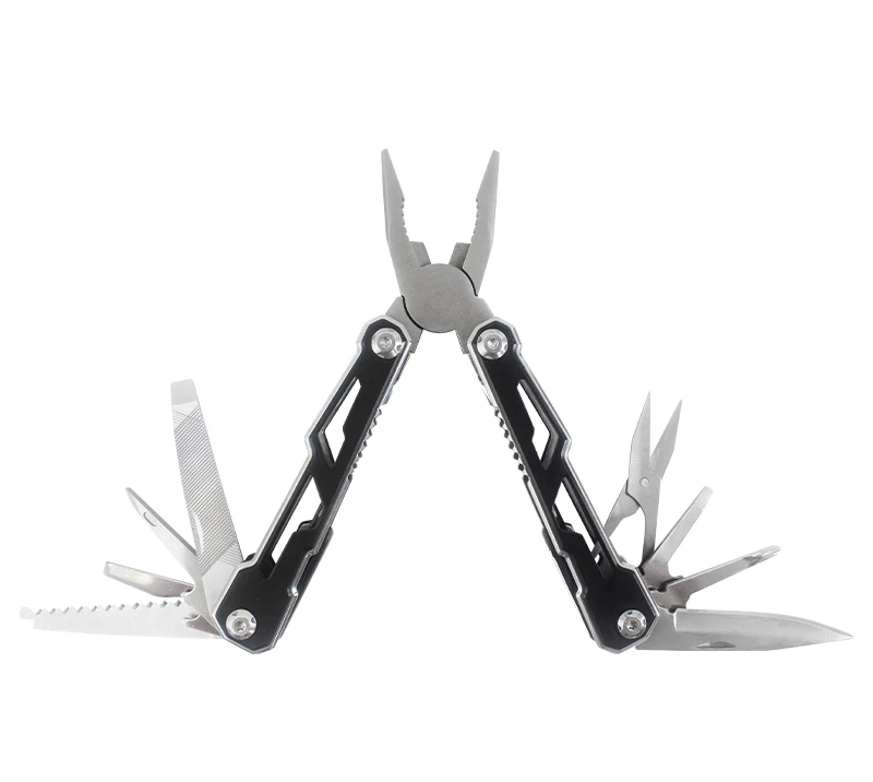 S02335&nbsp;Pince multi-outils, outil de survie EDC en acier inoxydable avec plusieurs fonctions