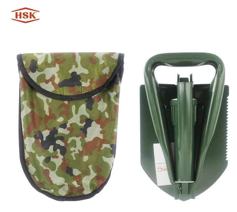 S02346&nbsp;Sac de camouflage, outil de retranchement pliable multifonction, pelle de camping portable ve