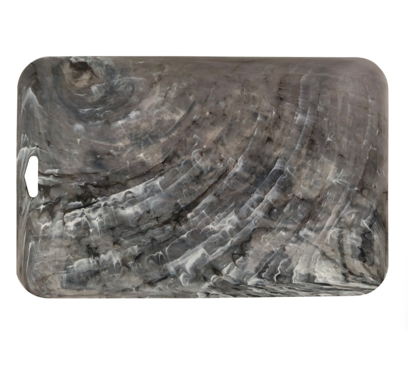 HYS2203 COOKBEST Plastic Cutting Board, Extra Large for Kitchen, Thick Chopping Board, Marble patter